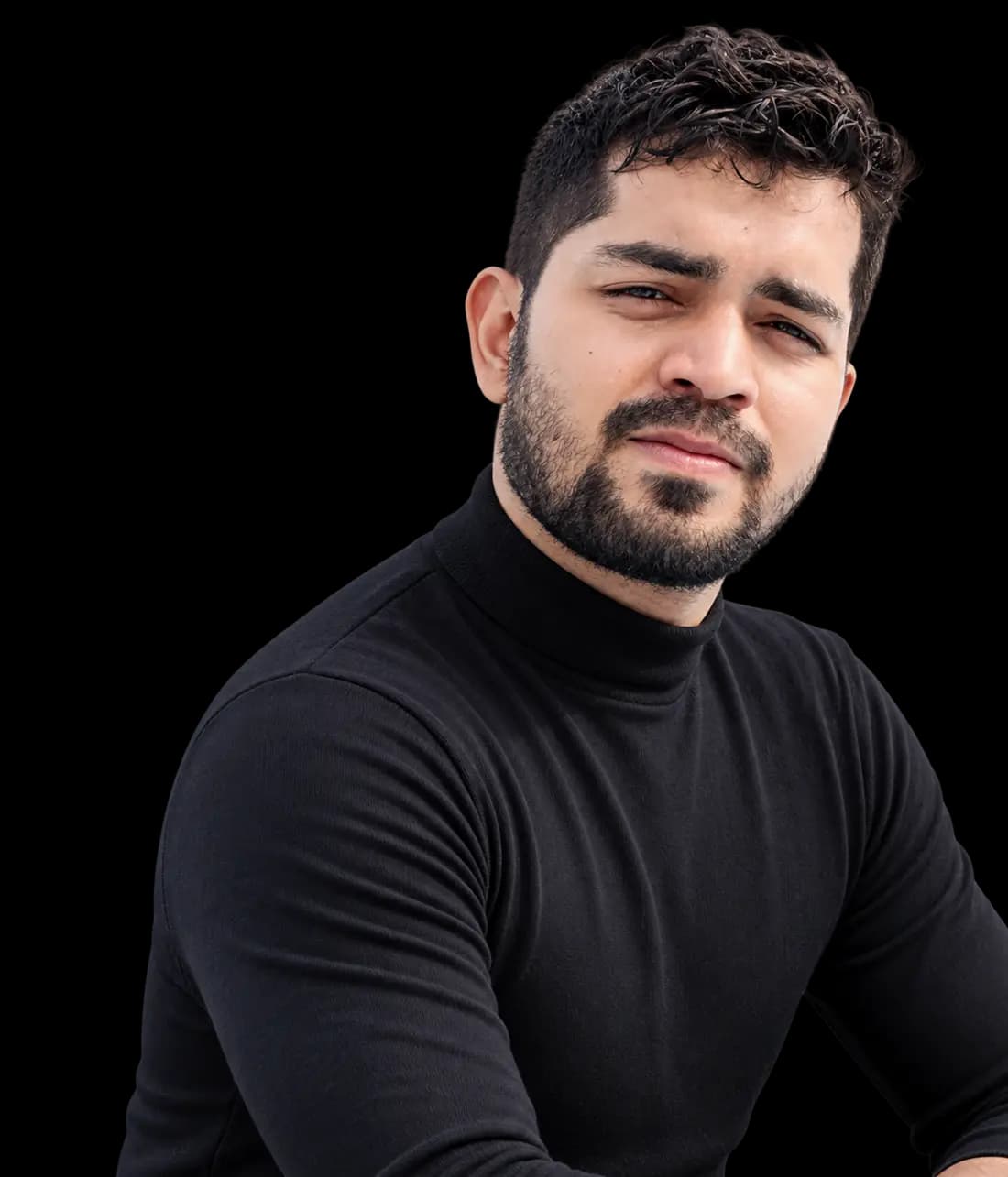 Close portrait of Md Asiqur Rahman