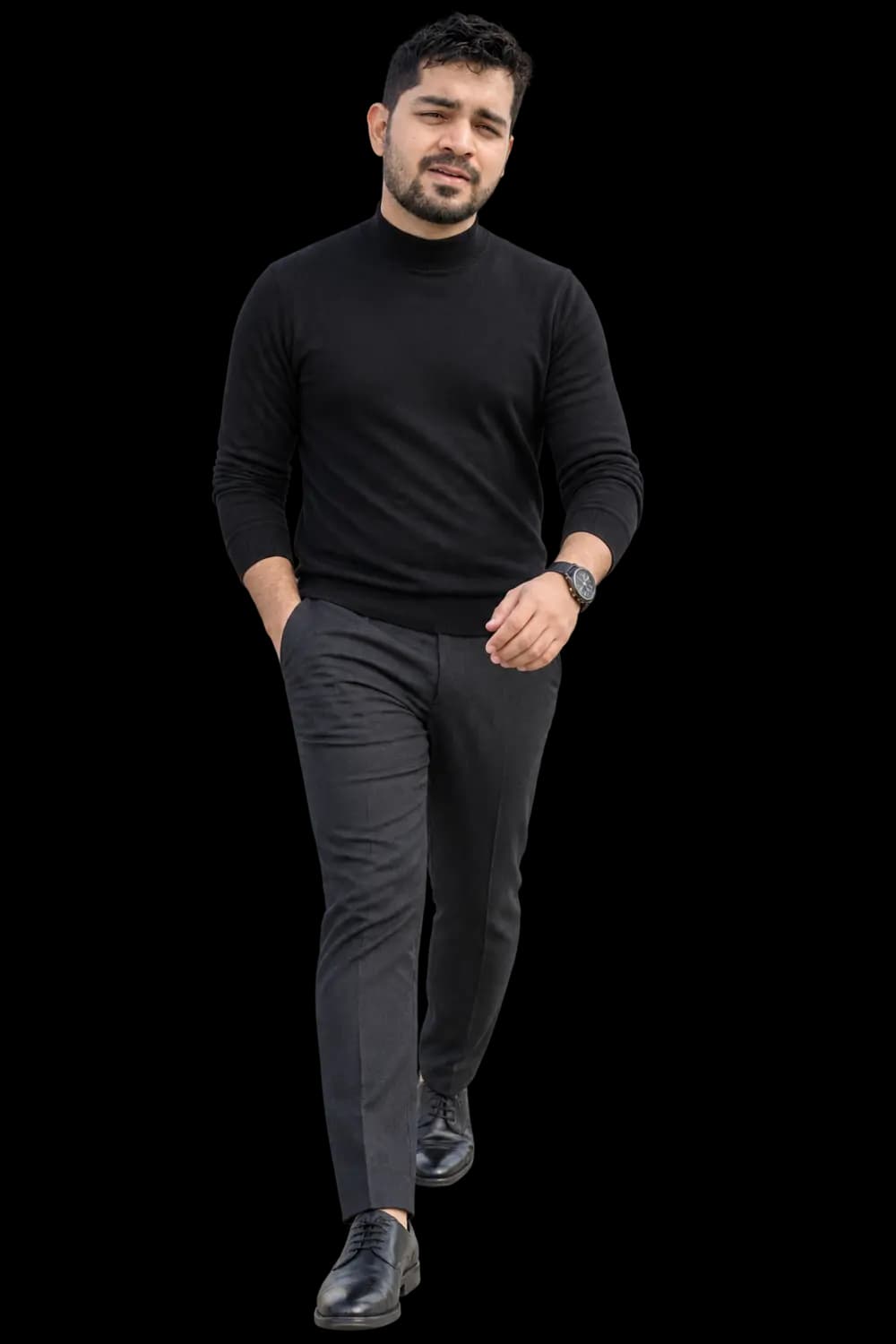 Md Asiqur Rahman walking forward